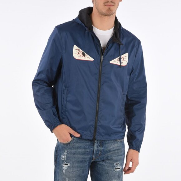 Fendi, Eyes Details Kway outerwear jacket - Picture 2 of 15